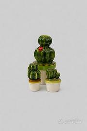 Set cactus decorativi in ceramica – stile moderno