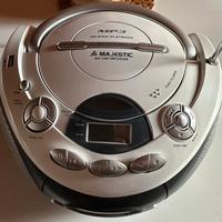 Lettore stereo portatile CD/MP3/USB Majestic