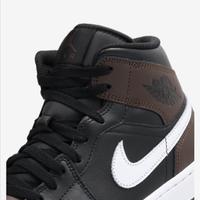 Air jordan 1 mid baroque brown white black