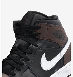 Air jordan 1 mid baroque brown white black