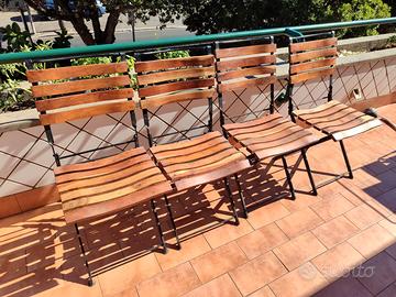 Sedie in ferro