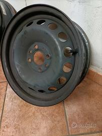 4 cerchi in ferro 14 pollici per panda model