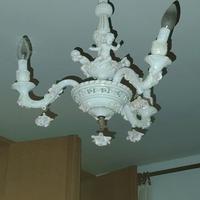 lampadario anni 60 ceramica 