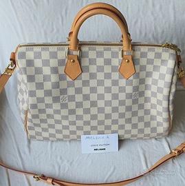 Louis Vuitton Speedy 35 Bandouliere Damier Azur