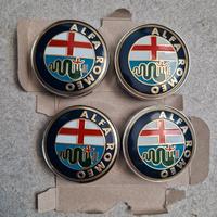 Tappi borchie coprimozzo NUOVE cerchi Alfa da 60mm