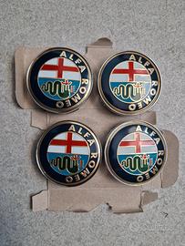 Tappi borchie coprimozzo NUOVE cerchi Alfa da 60mm