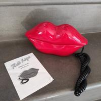 Telefono rosso Red Lips modernariato 
