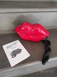 Telefono rosso Red Lips modernariato 