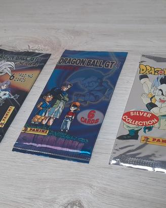Dragon Ball Trading Card lotto 4 bustine vintage