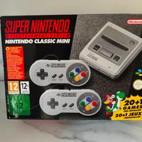  SUPERNINTENDO MINI+21 GIOCHI ORIGINALE SIGILLATO 