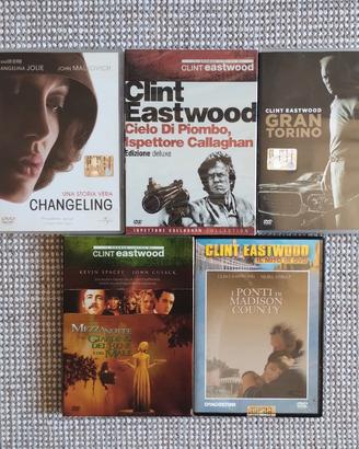 Lotto 5 DVD Clint Eastwood e Cinema D'Autore