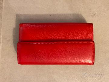 Portafoglio in pelle con portamonete