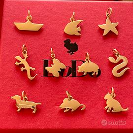 Dodo pomellato ciondoli oro giallo 18kt 750