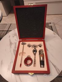 Set vino elegante da sommelier 
