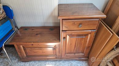 mobile basso con cassapana