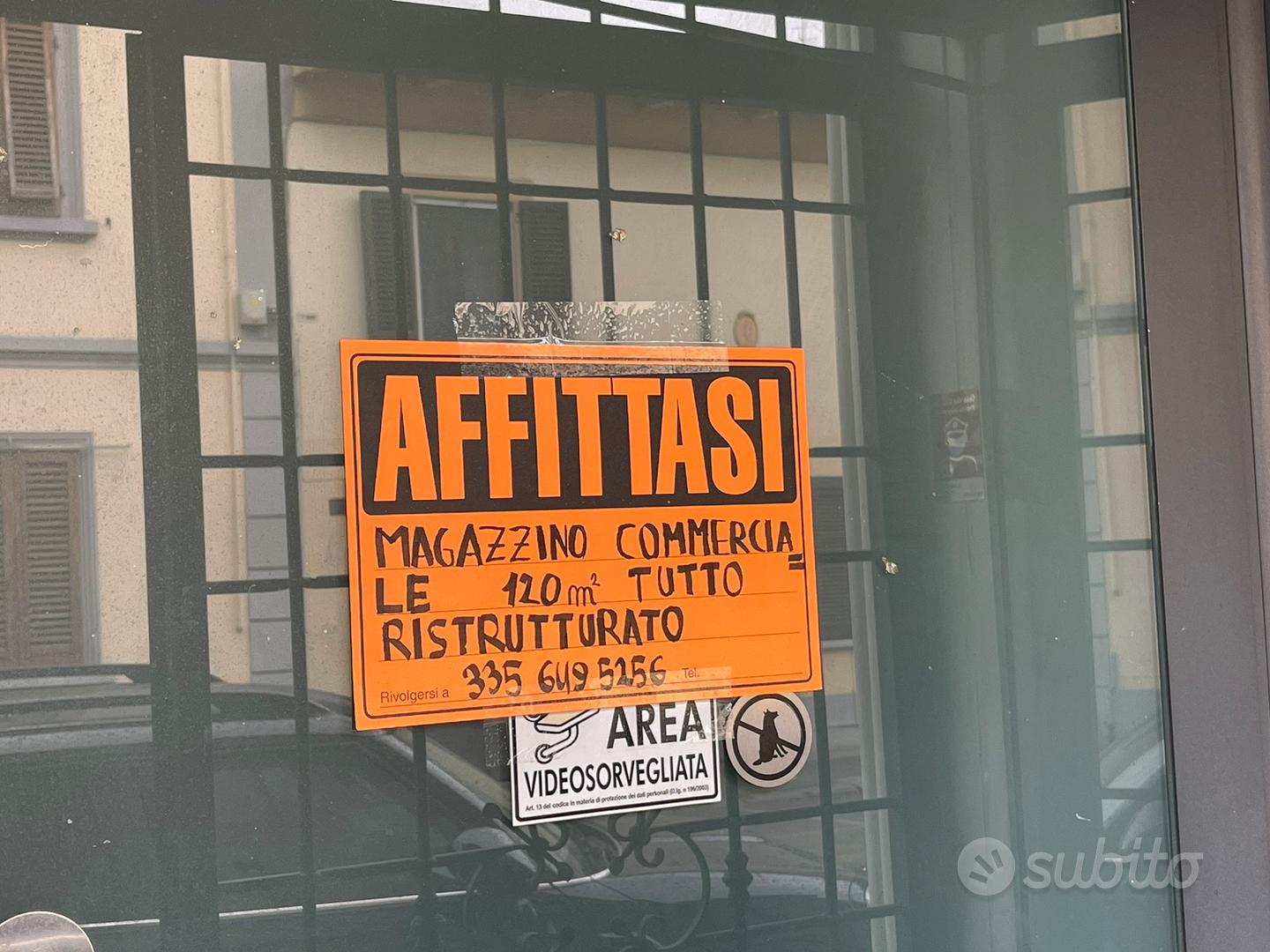 Magazzino 120metri quadri