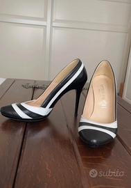 Décolleté nere e bianche, 38