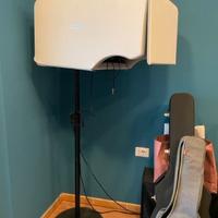 IsoVox + stand Gravity, Rode NT1-A e cuffie AKG