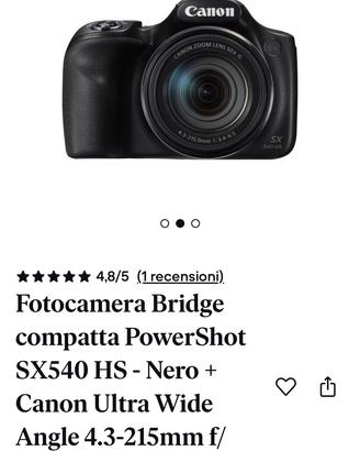 Canon powershot SX 540 HS