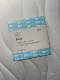 Coppia di federe 50x80 cm oeko- tex