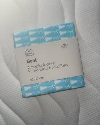 Coppia di federe 50x80 cm oeko- tex