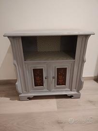 Mobiletto Shabby Chic con rotelle