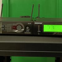 2 RICEVITORI RADIO MICROFONICI SHURE SLX4