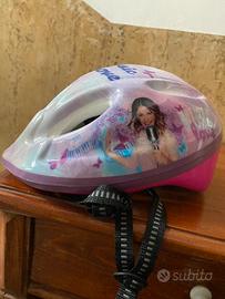 Casco Bicicletta Bambina Violetta regolabile