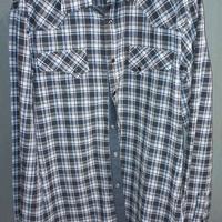 Camicia a quadri a manica lunga