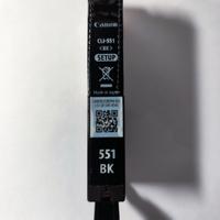 CARTUCCIA ORIGINALE CANON CLI-551 NERO BK pixma