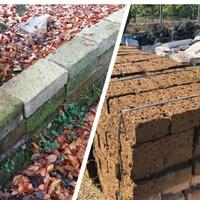 MATTONI VERO TUFO ORIGINALE ANTICO