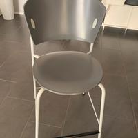 Sgabello cucina/soggiorno grigio