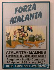 C.erco atalanta Malines poster giornali biglietto
