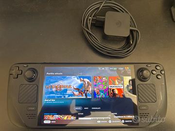 Steam deck oled 2tb  +256 sd+ scatola + custodia