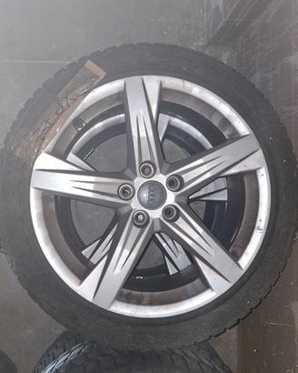 cerchi in lega da 18 oroginali audi 