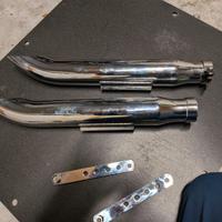 Coppia scarico marmitta aperto universale