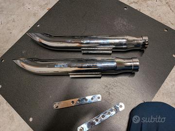 Coppia scarico marmitta aperto universale