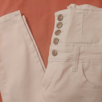 Pantaloni-Jeans bianchi- nuovi- ritiro Firenze sud