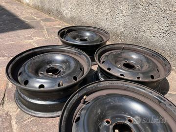 4 Cerchi in ferro 14”  4x108 Citroen, Peugeot