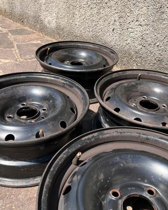 4 Cerchi in ferro 14”  4x108 Citroen, Peugeot