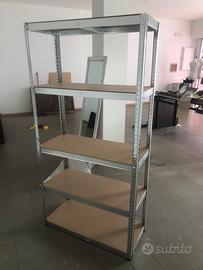 Scaffale zincato 180x90x40 nuovo da sballare