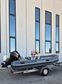 Gommone 460 artic grey con fuoribordo suzuki df40