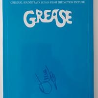 libro spartito grease autografato