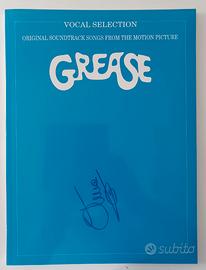 libro spartito grease autografato