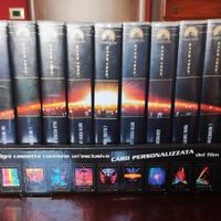 Rarissima collezione di 9 VHS  saga "Star Trek"
