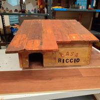 Casa legno per riccio