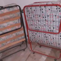 Letto pieghevole su ruote