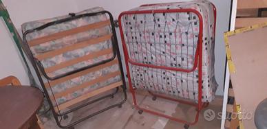 Letto pieghevole su ruote