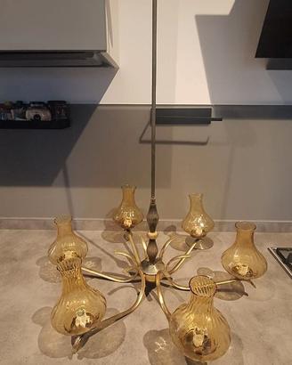 LAMPADARIO VINTAGE ANNI 50/60