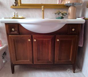 Mobile bagno in legno 